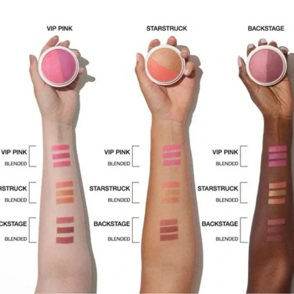 dibs Duet Baked Blush 3-in-1 Blush, Highlighter + Topper - VIP PINK - Picture 6 of 14